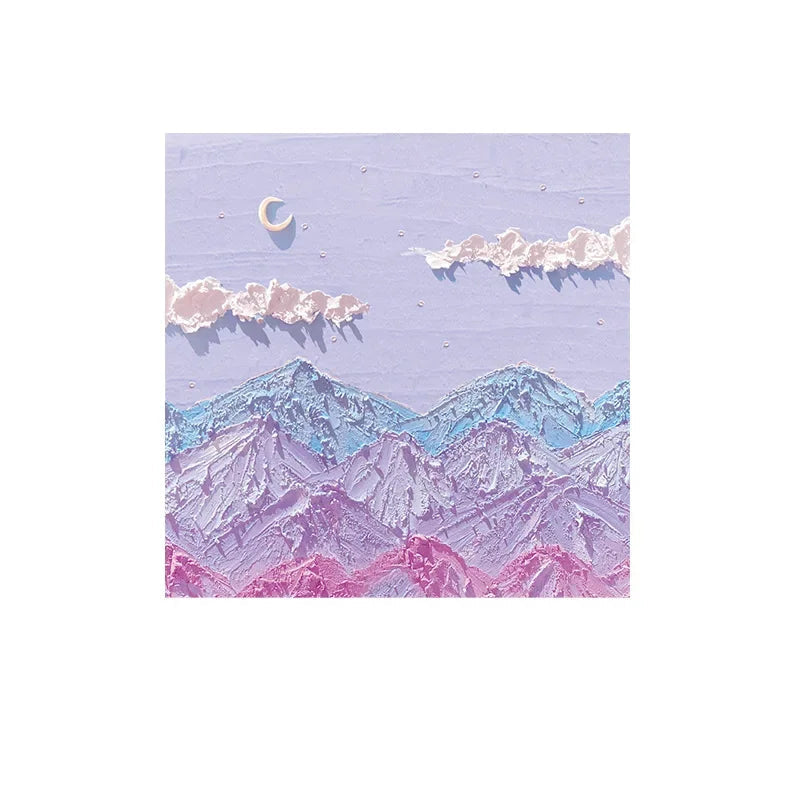 80 Sheets Oil Painting Landscape Sticky Notes