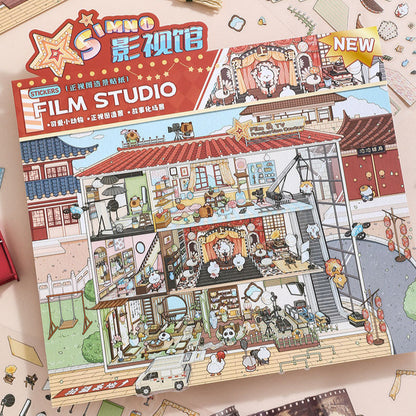 DIY Miniature Sticker Scene| Plus Size| 2 Themes| Escape Room| Film Studio