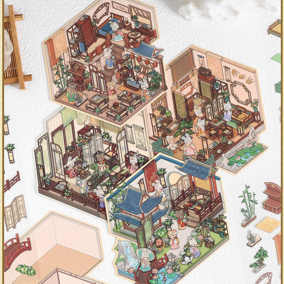 DIY 3D Sticker Scene IN1.0| Ancient China Theme🥮