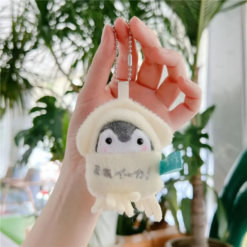 Keychain Pendant-Penguin Plush