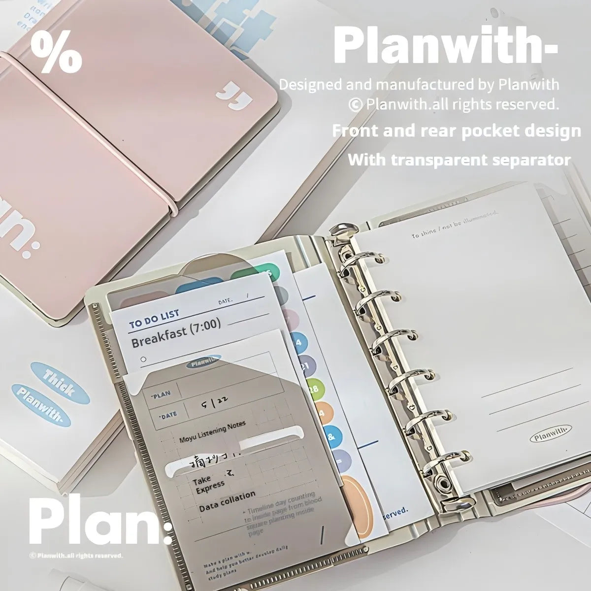 A7 Mini Pocket Binder Notebook