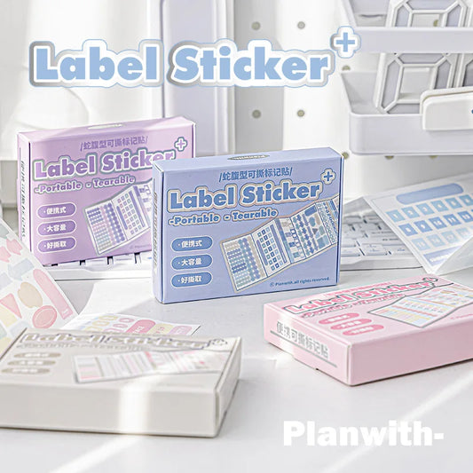 60 Sheets/box Label Sticker