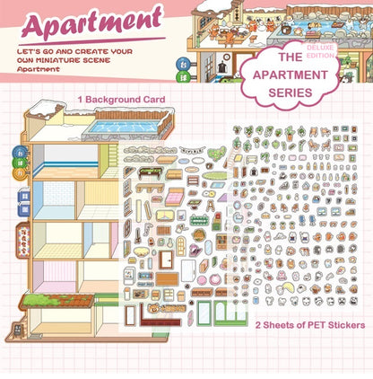 DIY Miniature Sticker Scene| Deluxe Edition| Apartment | Magic Forest